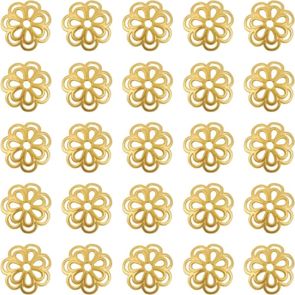 Guldpärlor Kepsar med ihåliga cap Antika guldpärlor