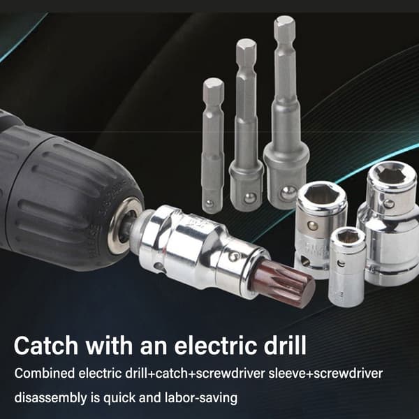 Spärrhylsa Adapter Hylsa Hexbitsadapter 3/8-10MM  3/8-10mm 3/8-10mm02