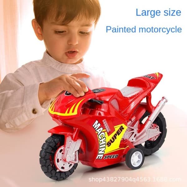 Mordely 4 STK Motorcykel Model Legetøj Træk tilbage Bil Motorcykel Model