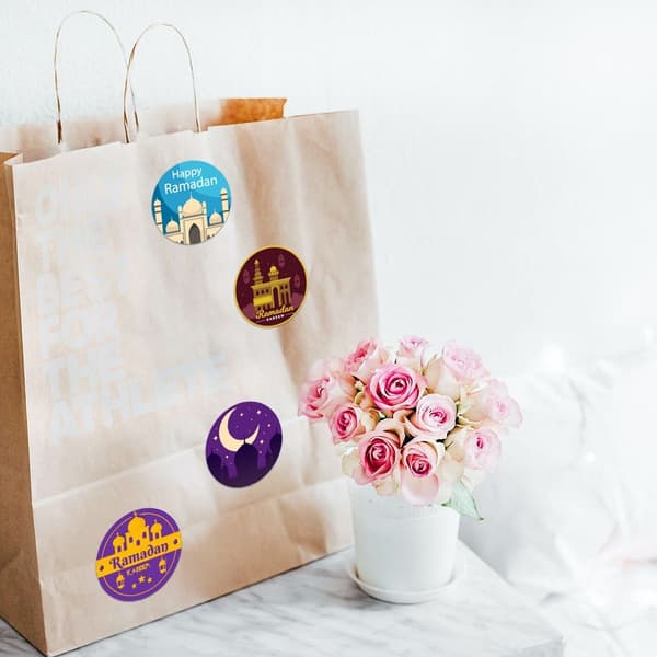 Mordely 5 ark EID Mubarak Sticker Lable Seal Stickers 01