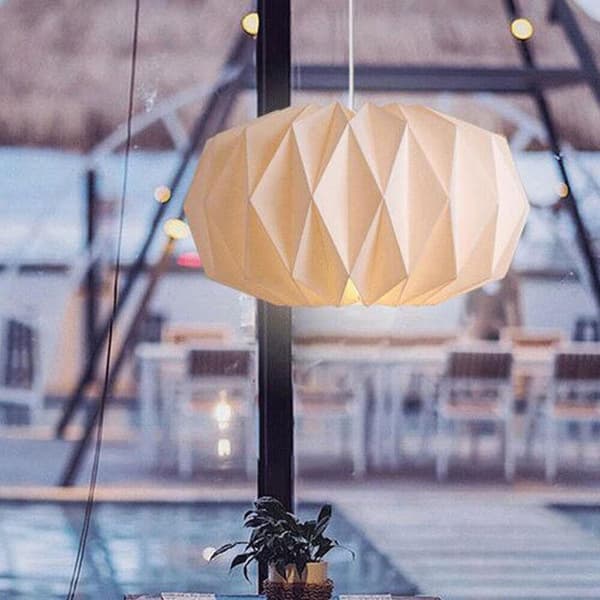 Mordely Papper Origami Lantern Lamp Skärm 6