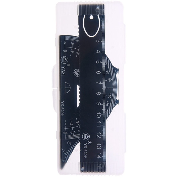 4st/ Set Ritverktyg Math Geometri Tool SVART black