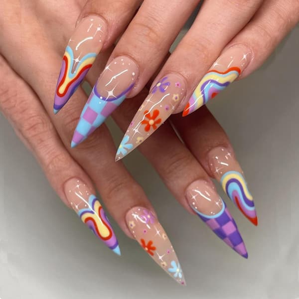 Mordely Mandel Fake Nails False Nail SN051