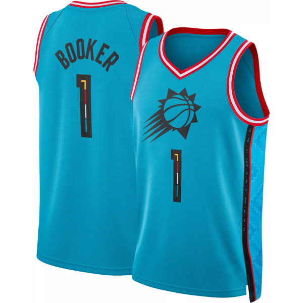 Mordely City Edition Phoenix Suns Devin Booker #1 tröja för vuxna för herrar 2023 XL