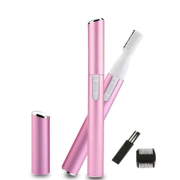 Trimmer för Ögonbryn/ansiktshår/näshår/bikinilinje pink