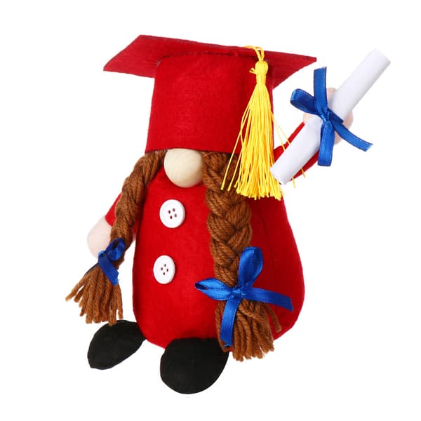 Mordely Graduation Gnome Ansiktsfri docka BLÅ