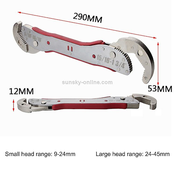 2023 Multifunctional Wrench Quick Pipe Pliers