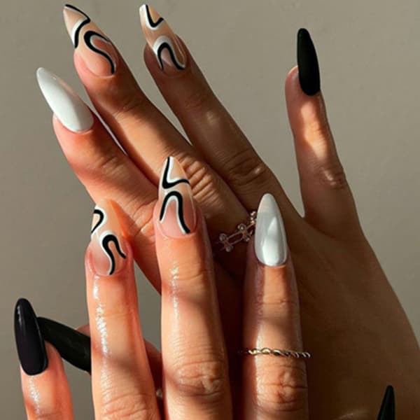 Mordely 24st False Nail Full Cover XZ250