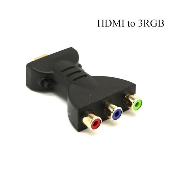 Mordely HDMI till 3 RGB/RCA Audio Adapter Component Converter HDMI to 3RGB