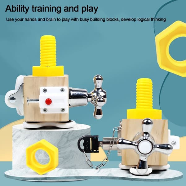 Mordely Busy Cube Montessori Educational Toys 2