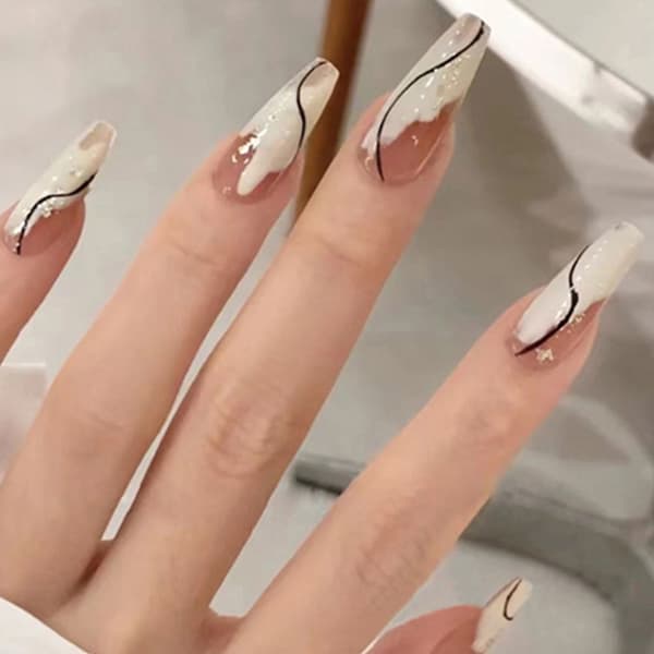 Mordely 24 stk False Nail Full Cover XZ220