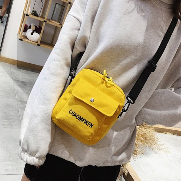Mordely Dam Axelväska Messenger Väskor GUL yellow