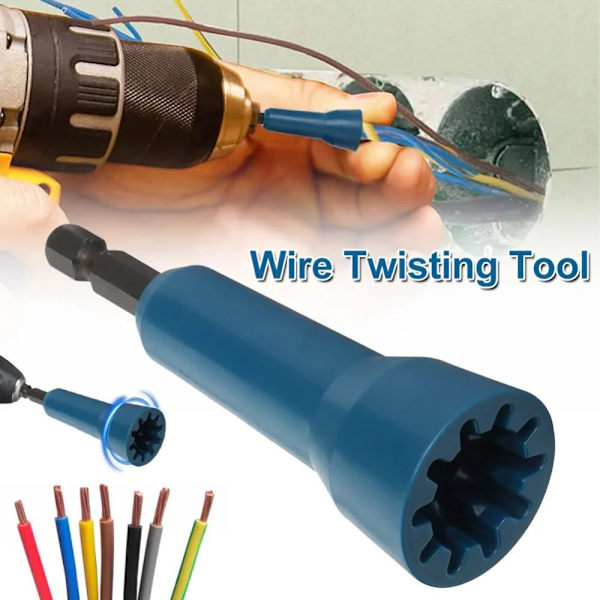 Mordely Wire Twist Tool Wire Twist Spinner BLÅ Blue