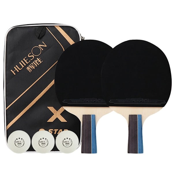 Mordely 1 set Bordtennisracket Ping Pong Paddel KORT PADD KORT short paddle