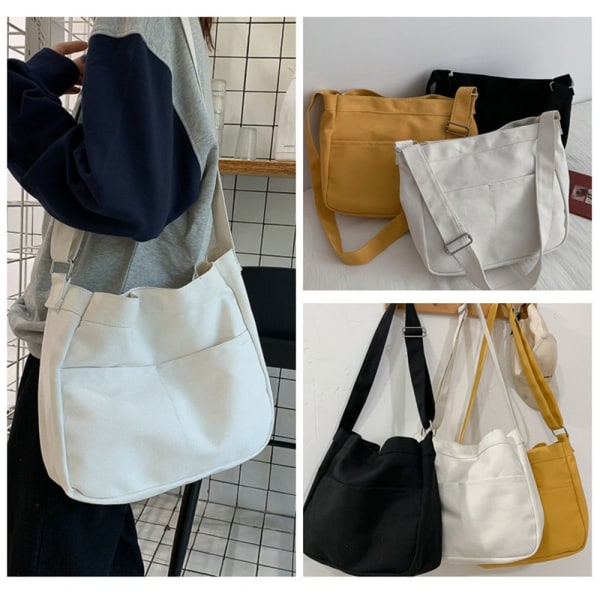 Mordely Axelväska Canvas Handväska GUL yellow