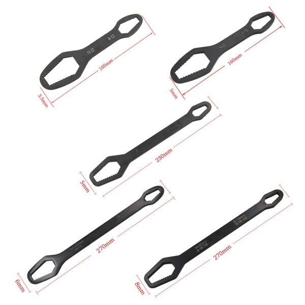 Mordely Nyckel Sexkantnyckel SVART 5X230MM Black 5x230mm