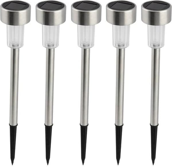 Mordely Mr. Solar Trädgårdslampor som laddas med solcell 5-pack