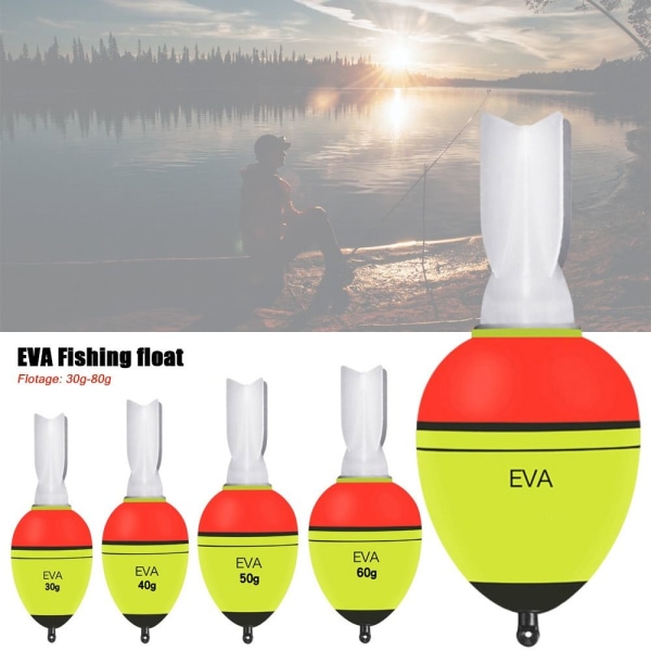 Mordely EVA Fishing float Lysande float 40GDOUBLE COLOR DUBBEL FÄRG 40g 40gDouble Color