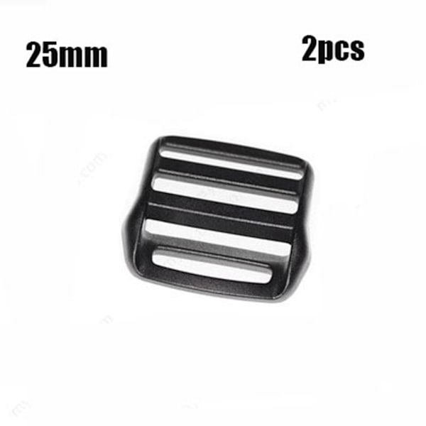 Mordely Webbing Strap Spänne Slider Fastener 25MM 25mm