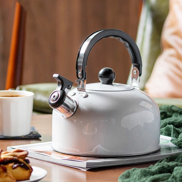 Mordely 3L Visslande Vattenkokare Gas Vattenkokare VIT White