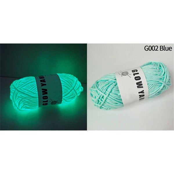 Mordely Luminous Chunky Yarn Glow in the Dark G002