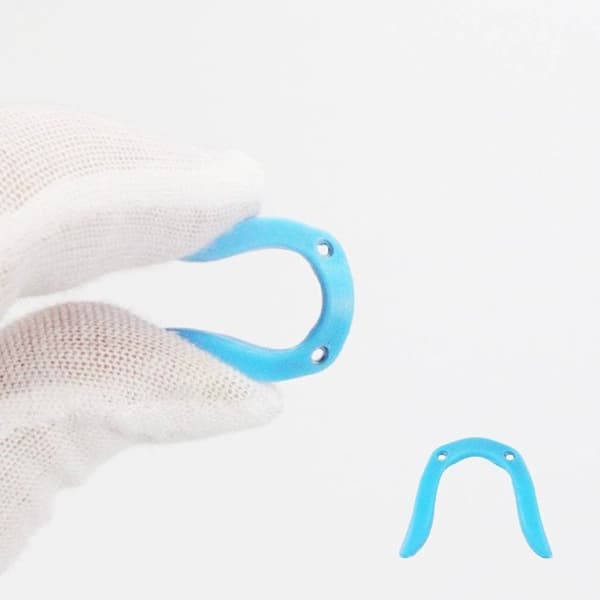 Mordely Nässkydd för glasögon U-formade näskuddar BLÅ Blue