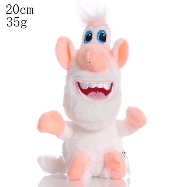 2023 Booba Buba Soft Plush Toy 20/30/38cm Cartoon Toys White Pig Cooper Stuffed Doll Kids Gift 20cm