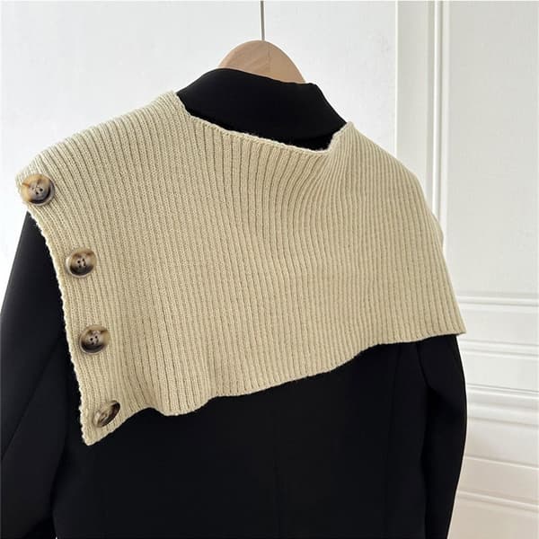 Sjal Fake Collar GRÅ grey