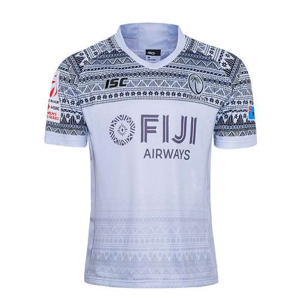 Mordely Fiji 7s Rugby hirt 2020 Away Jersey T-shirt för vuxna Home S