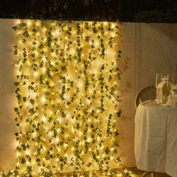 Mordely LED aurinkoenergialla toimivat Ivy Fairy String Lights 2M 20LED 2m20LED