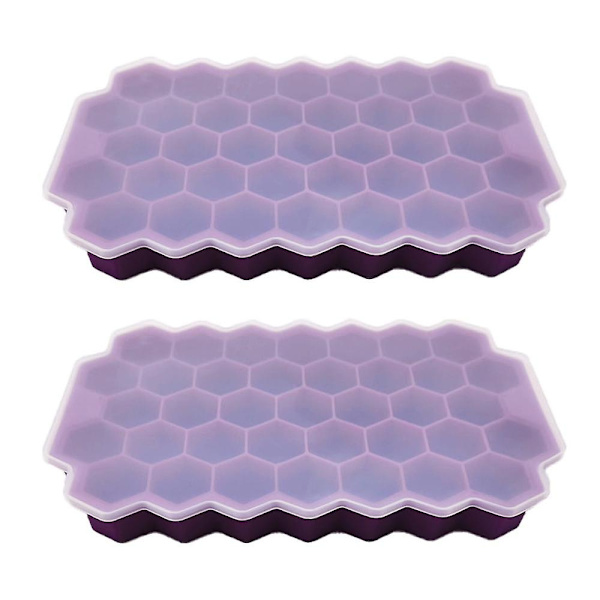 Mordely Ice Tray, Ice Tray For Making Hexagonal Ice, Includes 2 Trays