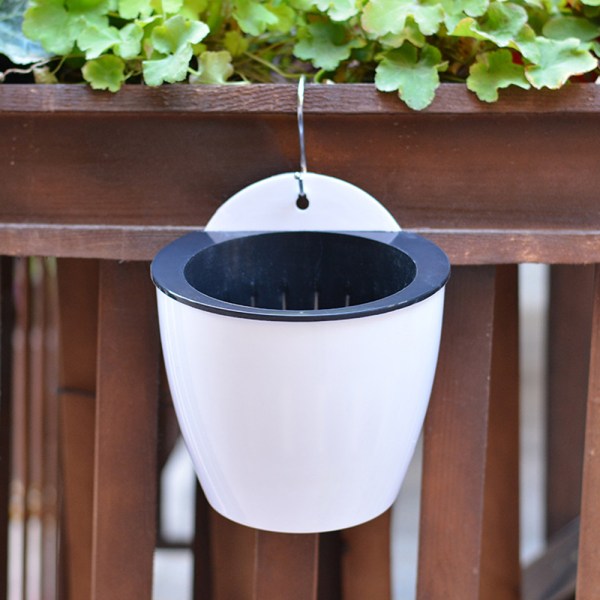 Mordely Kreativ hydroponisk vägghängande bassäng plastblomkruka