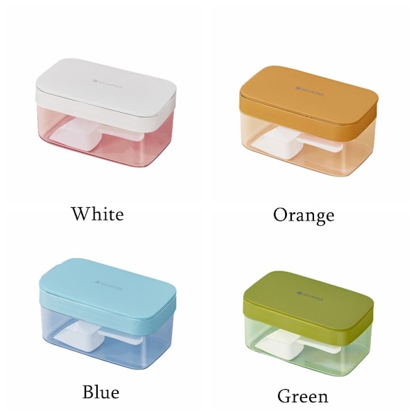 Mordely 22 Grids Ice Cube Förvaringsbehållare Ice Cube Maker vit white