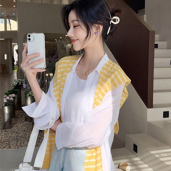 Cape Fake Collar GUL yellow
