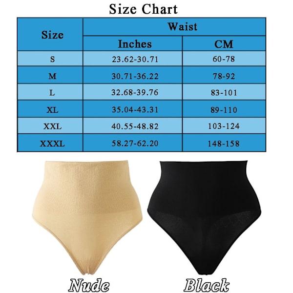 Mordely Slimming Waist Trainer String G-string NUDE Nude M