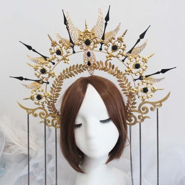 Mordely DIY Crown Material Kit Gothic Lolita Tiara 08