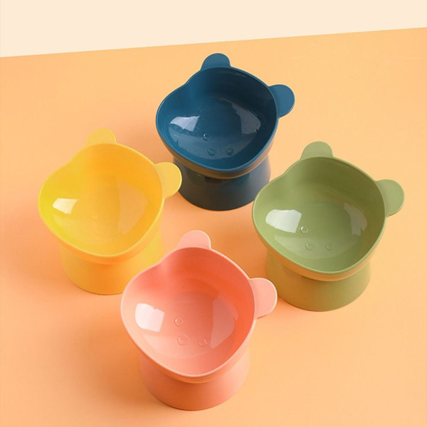 Mordely Pet Bowl High Feeding Bowl GRÖN Green