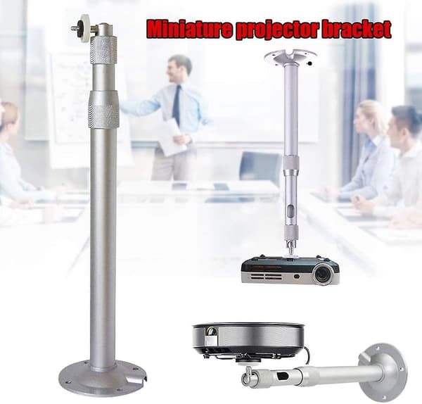 2023 Projector Ceiling Wall Mount Bracket 20 40cm Projector Hanger Bracket Wall Bracket Rotatable Aluminum Alloy Ceiling Bracket