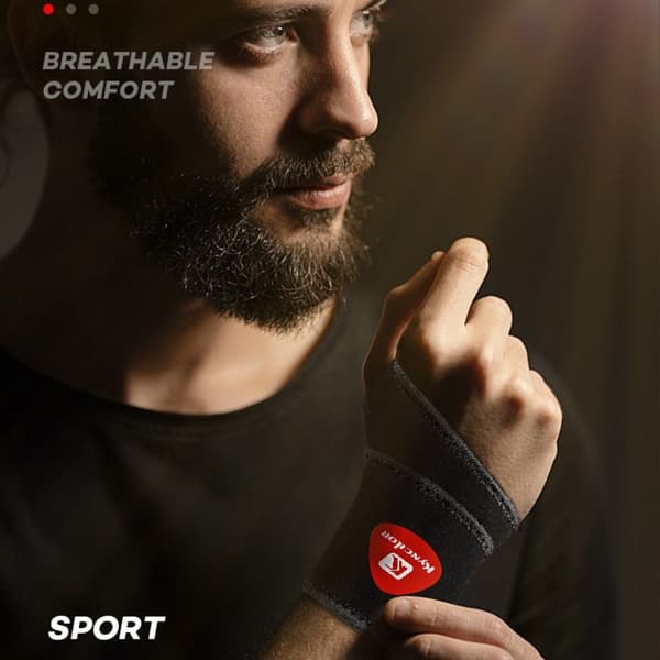 Mordely Handledsstöd Armband SVART black