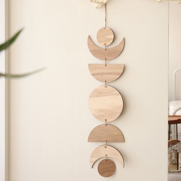 Mordely Moon Phase Garland Väggdekor 01