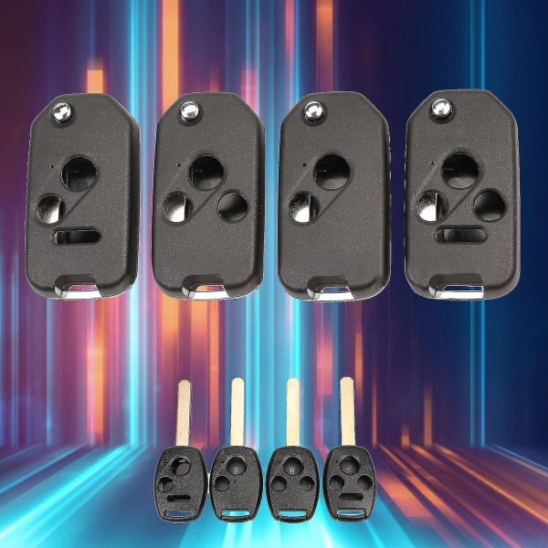 Mordely 3 Keys For Pilot For Cr-v For Civic Insight Keyless Car Remote For Key Fob For Shell Fo