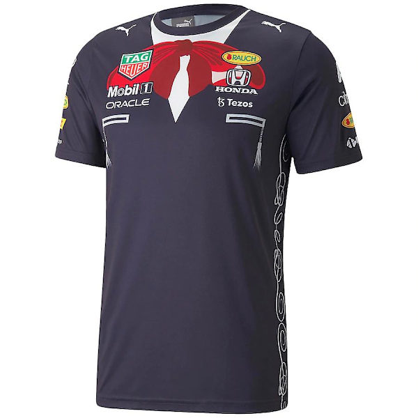Mordely Ny F1 Racing Suit Red Bull Kortärmad Top Polo t-shirt 2 xl