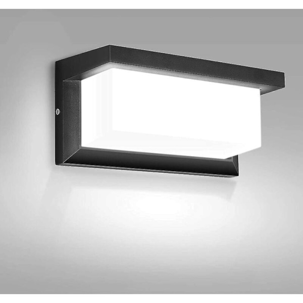 Mordely 18w Modern Led Indoor/outdoor Wall Light, Ip65 Waterproof Aluminum Wall Light + Acrylic Wall Light, 6000k Natural White, Cisea