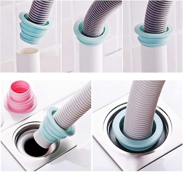 2023 Drain Pipe Sealing Plug, 8 Pieces Deodorant Sealing Plug, Sewer Sealing Plug, For Bathroom, Laundry Room