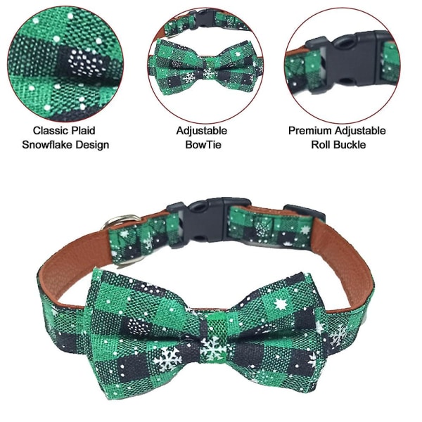 Mordely Christmas Dog Collar, Pet Collar Gift For Small Medium Large Dogs Cats