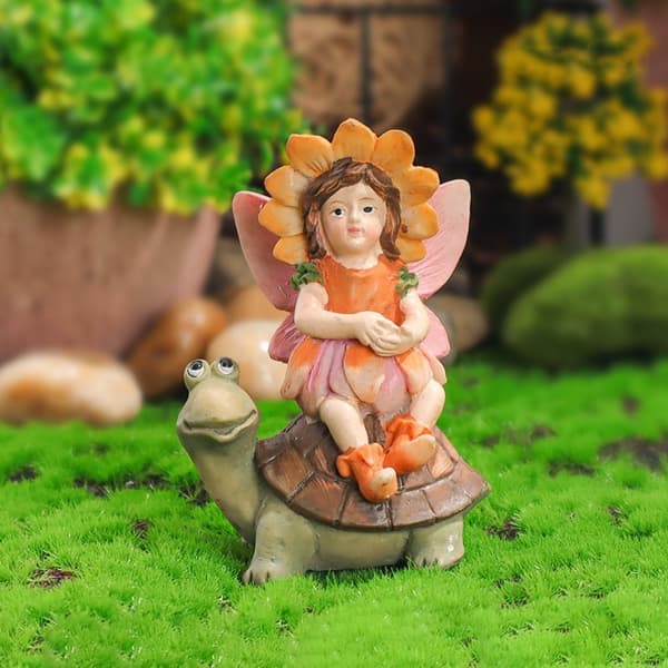 Miniatyr Gnome Figurine Roadsign Stol 4