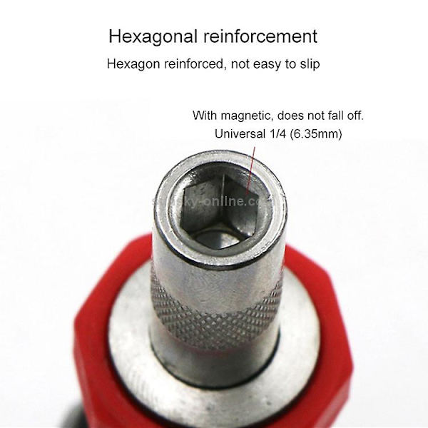Mordely Multifunctional Ratchet Screwdriver With Inner Hexagonal Interface