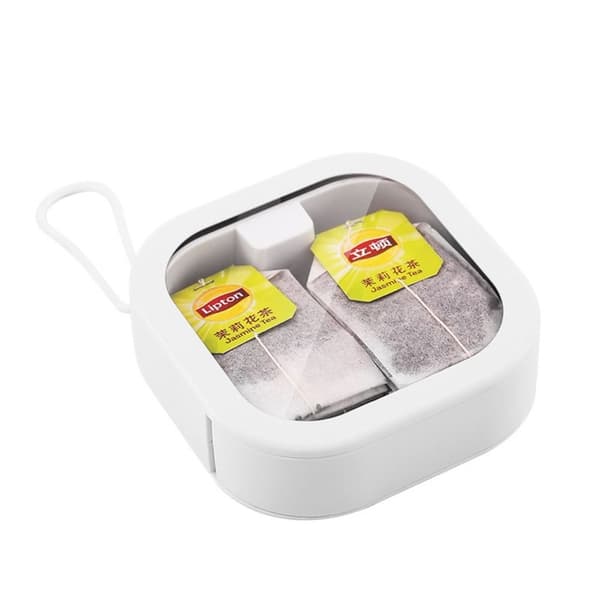 Mordely 6 st organizer smyckeskrin bomullspinnar dispenser