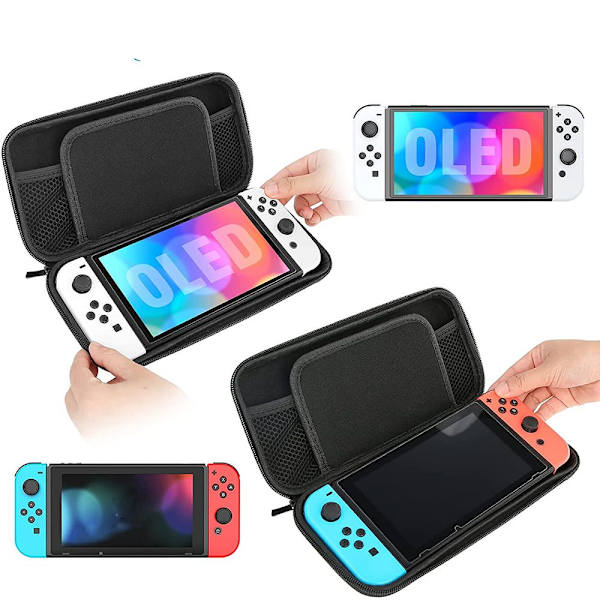 Mordely för Nintendo Switch OLED-väska Case vit white