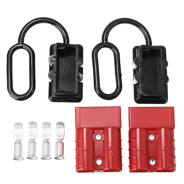 600v 50a Batteri Trailer Quick Charge Plug2set-röd